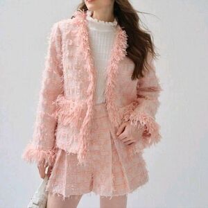 Winter Elegant And Romantic,Outfits Women's Fluffy Patchwork Coat Long Sleeve